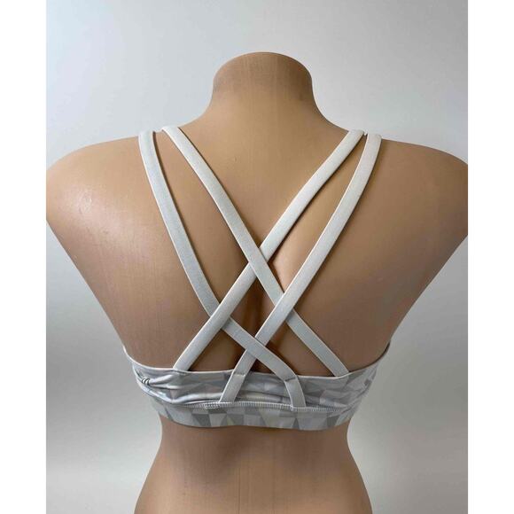 Lululemon Energy Sports Bra Size 6 Early Blue / Whisper Pink - Picture 7 of 8